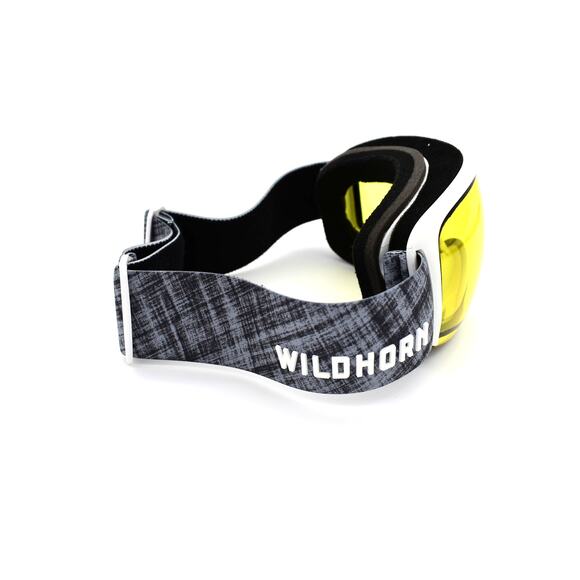 Wildhorn Cristo White/Gray/Yellow Ski / Snowboard Goggles - LENSES FAIR - Picture 5 of 10